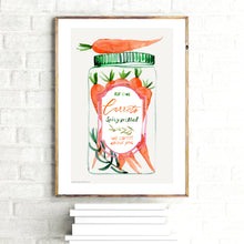 Pickled Carrots Jar