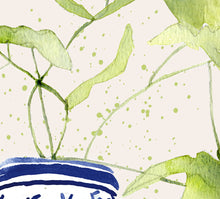 Blue Bud Vase with Branches