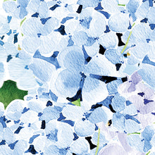 Blue Hydrangea in Tote Basket