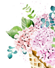 Pastel Flowers in 3 Cones