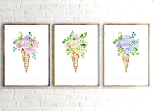 Pink Flowers in Cone