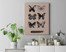 6 Butterflies Beige