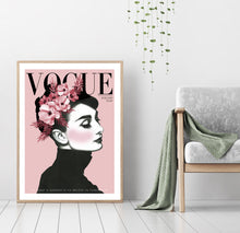 Audrey Hepburn Vogue (pink)