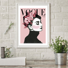Audrey Hepburn Vogue (pink)