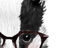 Badger with Glasses