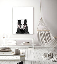 Badger with Glasses