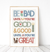 Be Bad Until You're Good