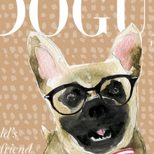 Dogue Frenchie with glasses (cream)