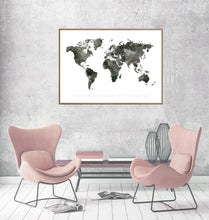 World Map - Monochrome