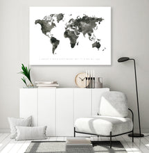 World Map - Monochrome