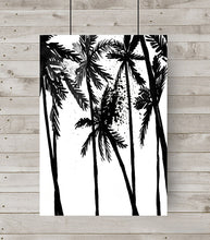 Palm Trees Black