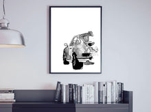 Porsche 911 monochrome