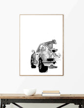 Porsche 911 monochrome