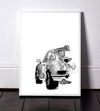 Porsche 911 monochrome