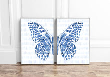 Blue Butterfly Split - Set of Two
