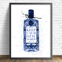Keep Calm Stay Sober (Blue)