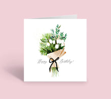Birthday tulip bouquet (Individual Card)