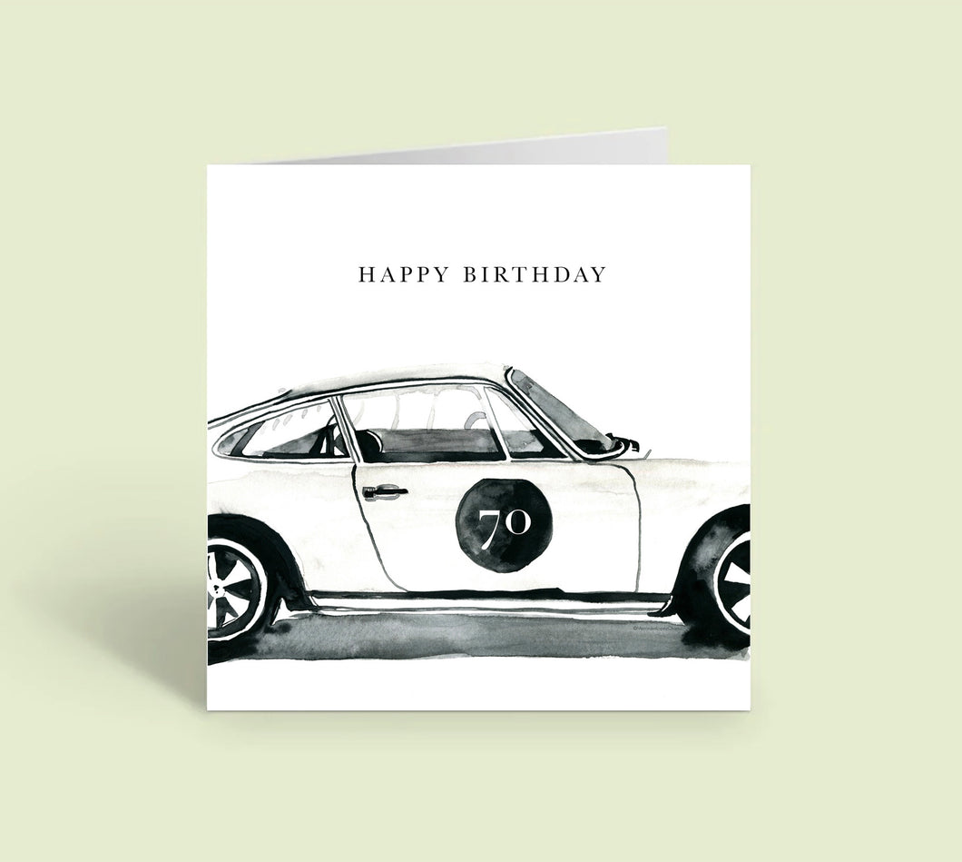 Birthday Porsche (Individual Card)