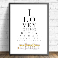 Champagne Eye Test