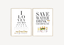 Save Water Drink Champagne