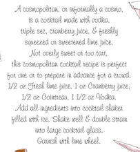 Cosmopolitan Cocktail