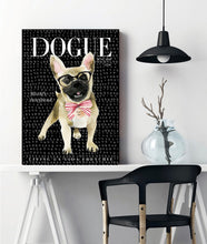 Dogue Frenchie with glasses (Black)