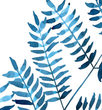 Single Leaf Fern (blue)