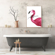Flamingo with Bow - cropped