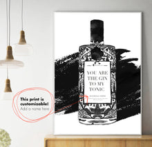 Gin & Tonic Monochrome - Customisable