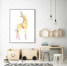 Giraffe with Butterfly