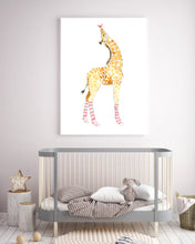 Giraffe with Butterfly