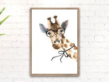 Giraffe with Glasses
