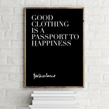 YSL Quote Black