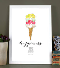 Happiness is Ice cream