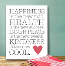 Happiness is the New Rich