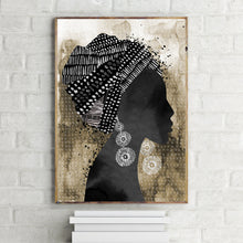 African Woman Headdress