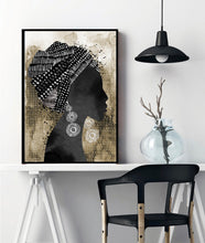 African Woman Headdress