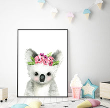 Baby Koala with Flower Crown