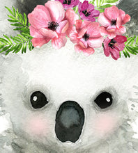 Baby Koala with Flower Crown