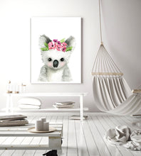 Baby Koala with Flower Crown