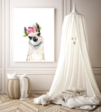 Lovely Llama with Flower Crown