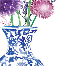 Blue Chintz Vase (tall)