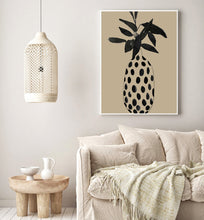 Black Spotty Vase (long)