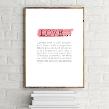 Love Grows in Little Houses