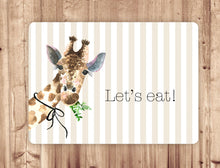 Placemat Giraffe Peekaboo
