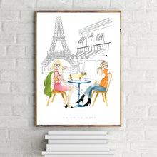 Besties at the Cafe