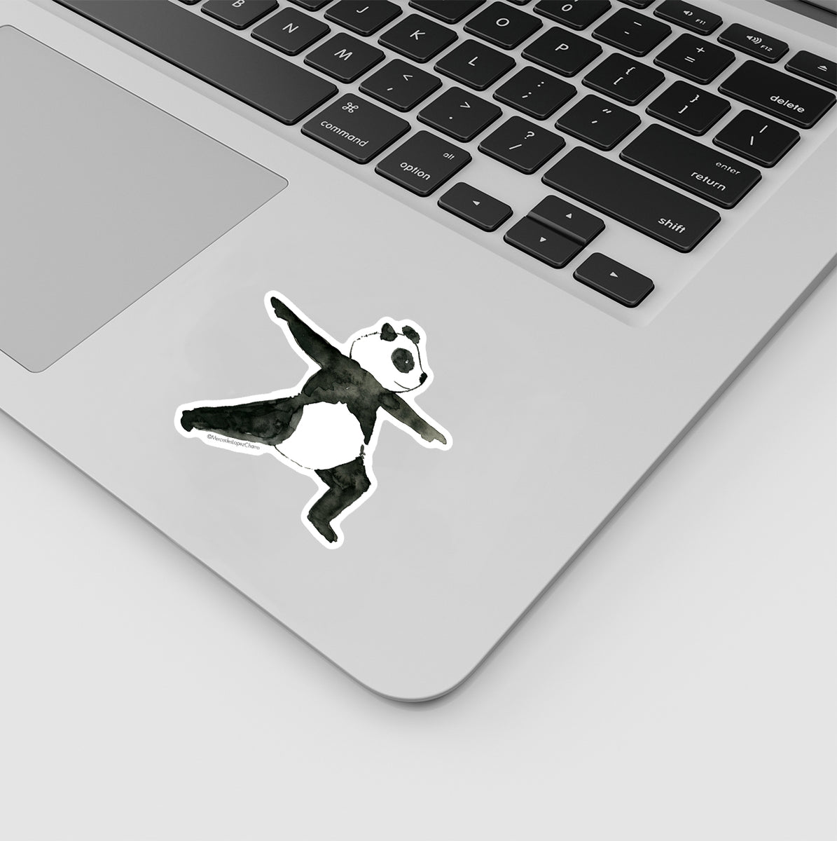 Panda Yoga Sticker for Sale by Huebucket