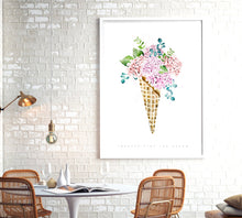 Pink Flowers in Cone