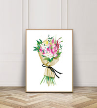 Pink Tulips Floral Bouquet