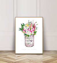 Pink Tulips in Vintage Can